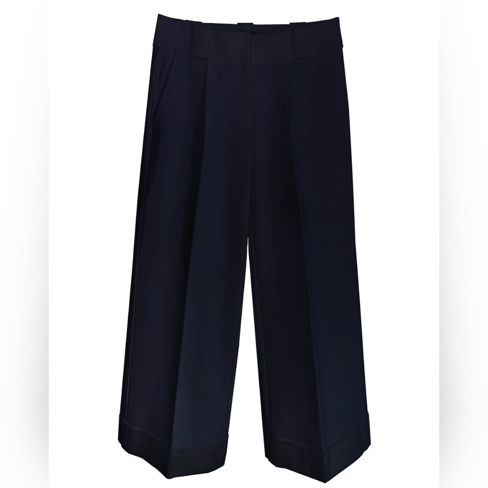 CLASSIX SIX Navy Wide Leg Pants